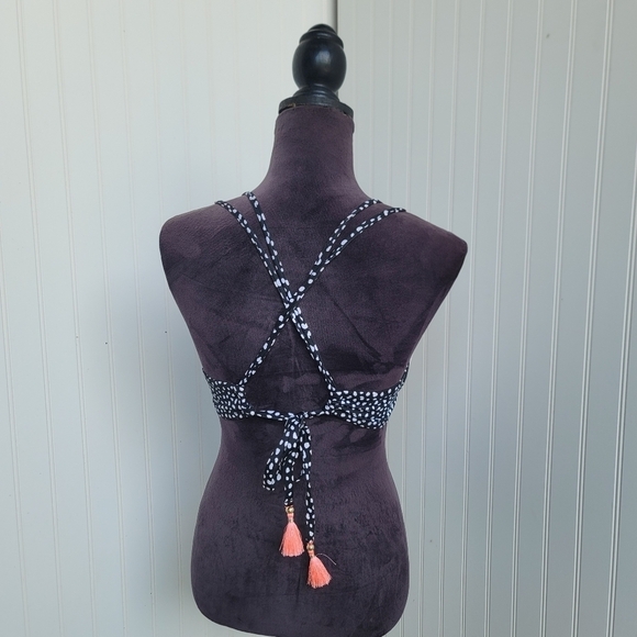 Victorias Secret 34D Bikini Top Fabulous Swimwear Pink Black Gorgeous Add 1.5cup - Picture 2 of 11